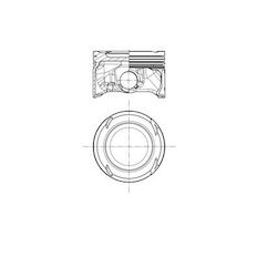 Píst MAHLE ORIGINAL 001 PI 00218 002