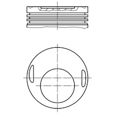 Píst MAHLE ORIGINAL 002 69 10