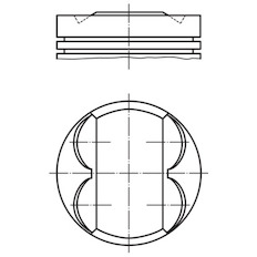 Píst MAHLE ORIGINAL 002 89 11