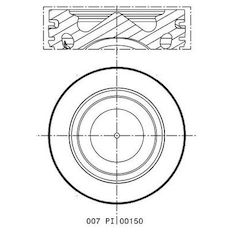 Píst MAHLE ORIGINAL 007 PI 00105 000