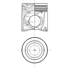 Píst MAHLE ORIGINAL 007 PI 00151 000