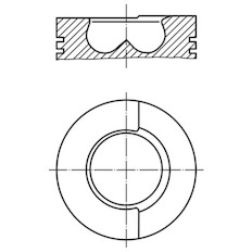 Píst MAHLE ORIGINAL 008 29 01