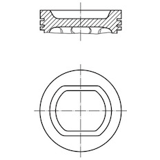 Píst MAHLE ORIGINAL 008 80 02