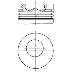 Píst MAHLE ORIGINAL 009 07 02