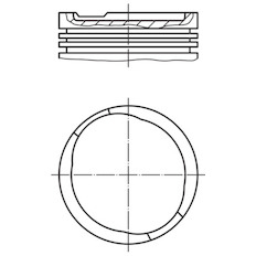 Píst MAHLE ORIGINAL 011 65 12