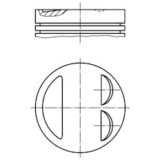 Píst MAHLE ORIGINAL 011 97 00
