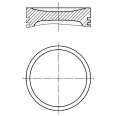 Píst MAHLE ORIGINAL 013 PI 00139 000