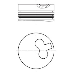 Píst MAHLE ORIGINAL 014 17 00