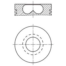 Píst MAHLE ORIGINAL 015 69 01