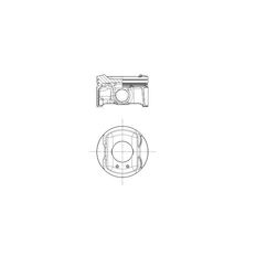 Píst MAHLE ORIGINAL 021 PI 00142 000