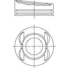 Píst MAHLE ORIGINAL 028 05 12