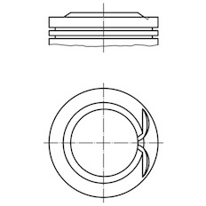 Píst MAHLE ORIGINAL 028 PI 00146 000