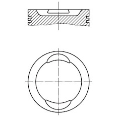 Píst MAHLE ORIGINAL 029 02 03