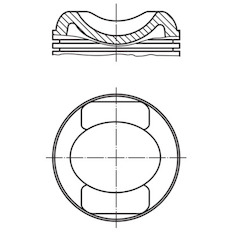 Píst MAHLE ORIGINAL 031 54 00