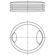 Píst MAHLE ORIGINAL 033 12 00
