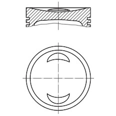 Píst MAHLE ORIGINAL 033 99 01