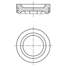 Píst MAHLE ORIGINAL 039 68 00