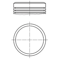 Píst MAHLE ORIGINAL 040 27 00