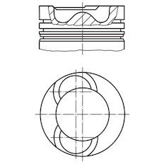 Píst MAHLE ORIGINAL 061 41 00