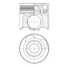 Píst MAHLE ORIGINAL 061 PI 00144 000