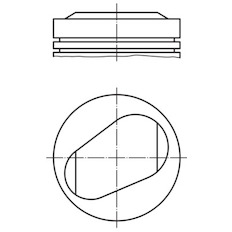 Píst MAHLE ORIGINAL 081 84 00