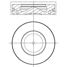 Píst MAHLE ORIGINAL 081 PI 00100 001