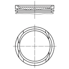 Píst MAHLE ORIGINAL 082 64 02