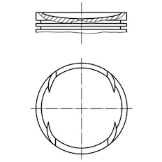 Píst MAHLE ORIGINAL 082 69 01