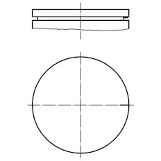 Píst MAHLE ORIGINAL 082 78 00