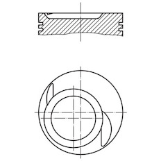 Píst MAHLE ORIGINAL 082 98 01