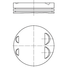 Píst MAHLE ORIGINAL 083 07 00