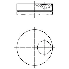 Píst MAHLE ORIGINAL 089 23 00