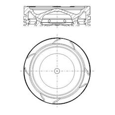 Píst MAHLE ORIGINAL 213 PI 00107 000