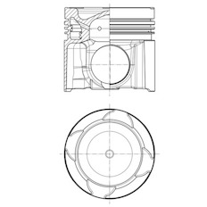 Píst MAHLE ORIGINAL 213 PI 00109 000