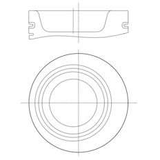 Píst MAHLE ORIGINAL 227 PI 00139 000