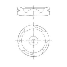 Píst MAHLE ORIGINAL 227 PI 00147 000