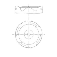 Píst MAHLE ORIGINAL 227 PI 00162 000