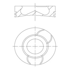 Píst MAHLE ORIGINAL 229 21 30