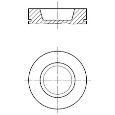 Píst MAHLE ORIGINAL 229 49 00