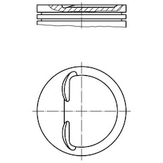 Píst MAHLE ORIGINAL 448 11 02