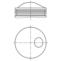Píst MAHLE ORIGINAL 503 26 02