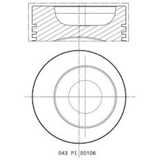 Píst MAHLE ORIGINAL 503 48 02
