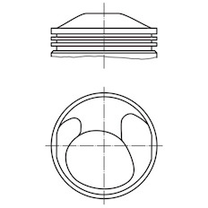 Píst MAHLE ORIGINAL 503 59 00