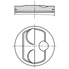 Píst MAHLE ORIGINAL 503 78 02