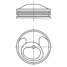 Píst MAHLE ORIGINAL 503 81 00