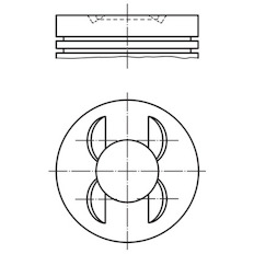 Píst MAHLE ORIGINAL 503 PI 00106 000