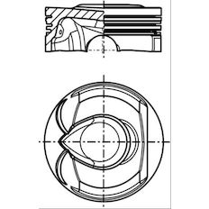 Píst MAHLE ORIGINAL 503 PI 00107 000