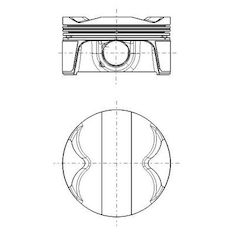 Píst MAHLE ORIGINAL 503 PI 00108 002