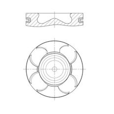 Píst MAHLE ORIGINAL 640 PI 00115 002