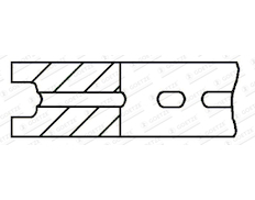 Pístní kroužek GOETZE ENGINE 5.5mm 030 P GOE13